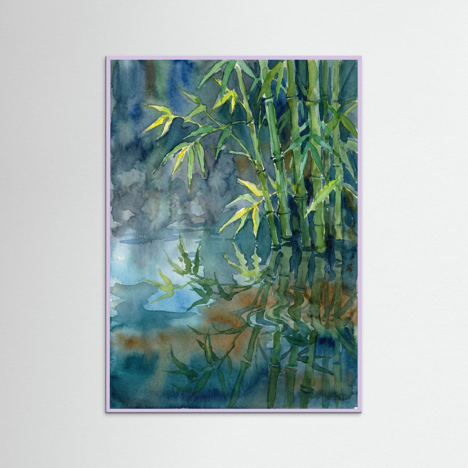 Lilac Wood Water Lily Pond