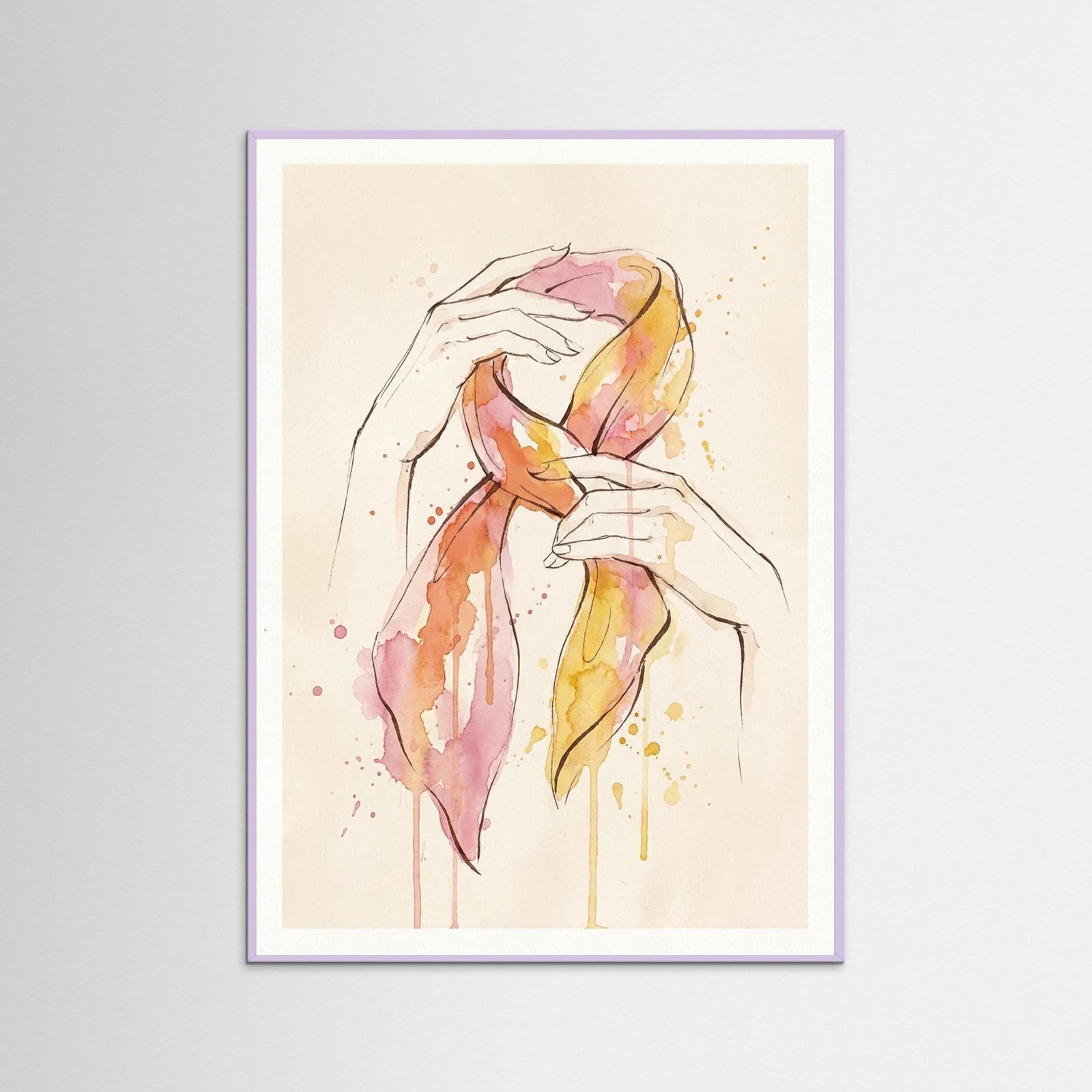 Lilac Wood Watercolor Muse