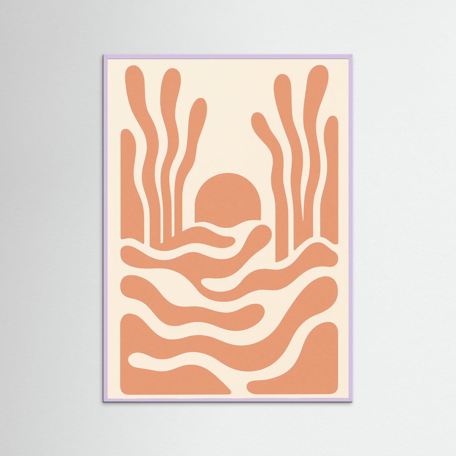 Lilac Wood Wave Embrace