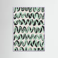 Lilac Wood Wave Motion Rhythm Poster