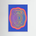 Lilac Wood Wavy Checkers Bloom