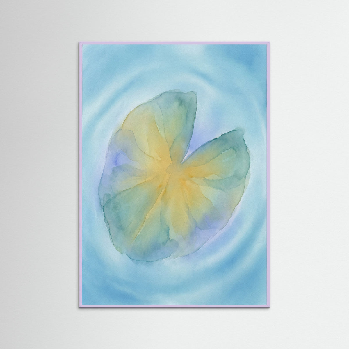 Lilac Wood Wavy Petals Dance