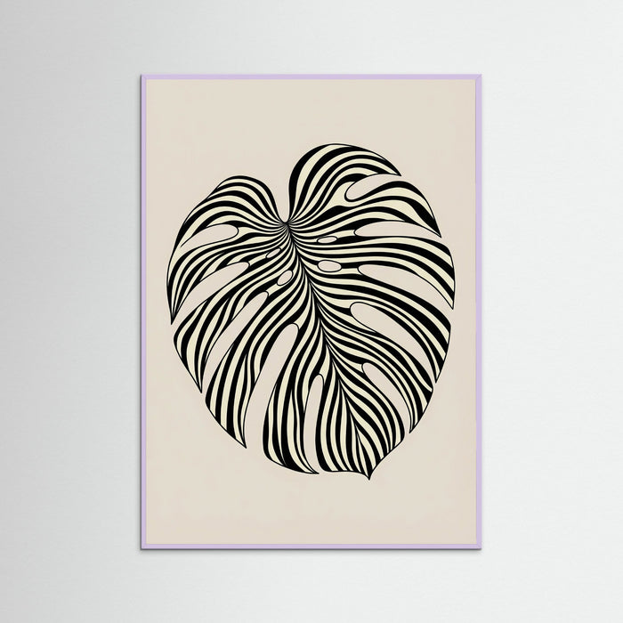 Lilac Wood Wavy Silhouette