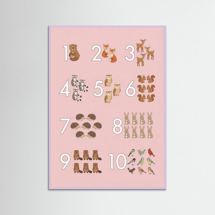 Lilac Wood Whimsical Alphabet Menagerie
