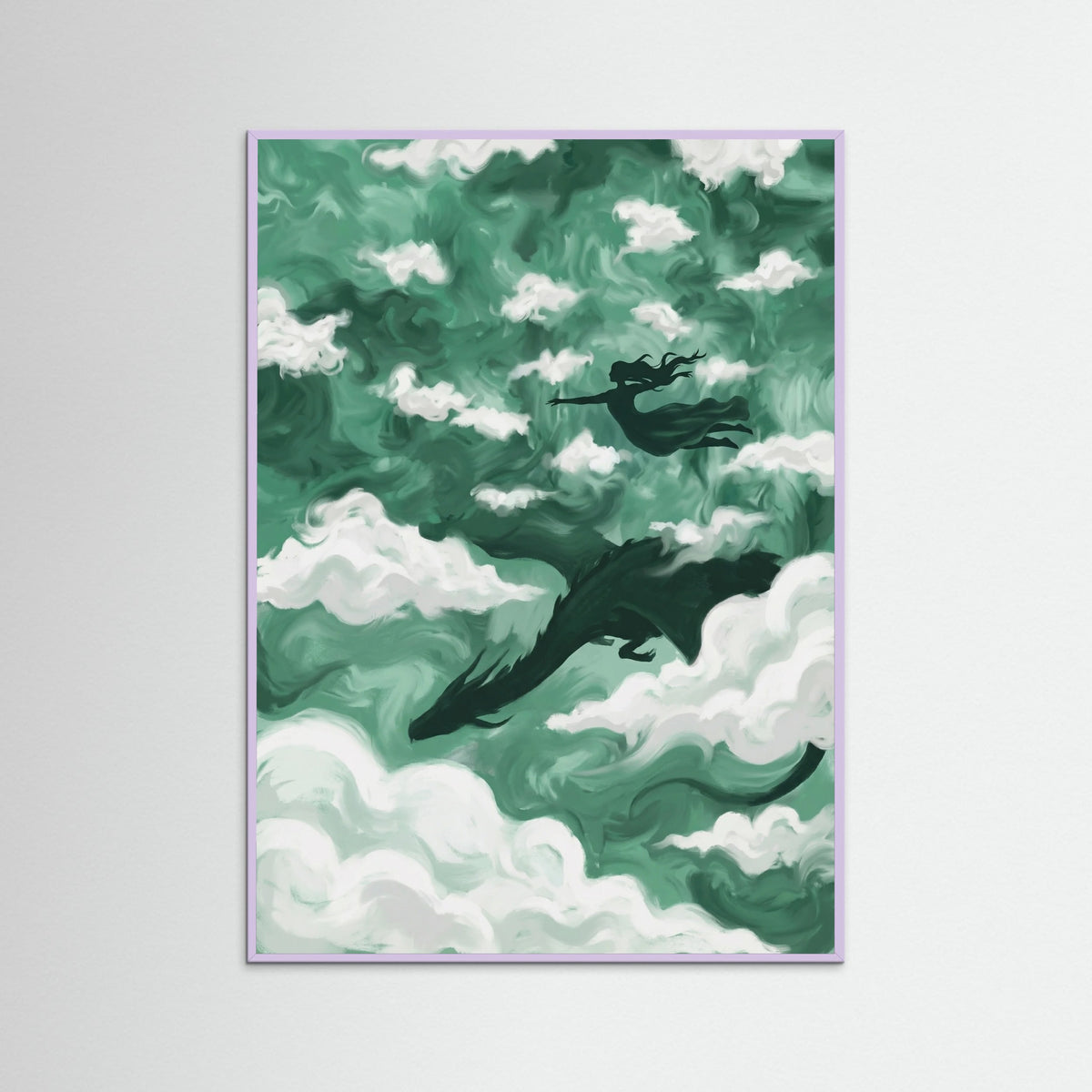 Lilac Wood Whimsical Ascent