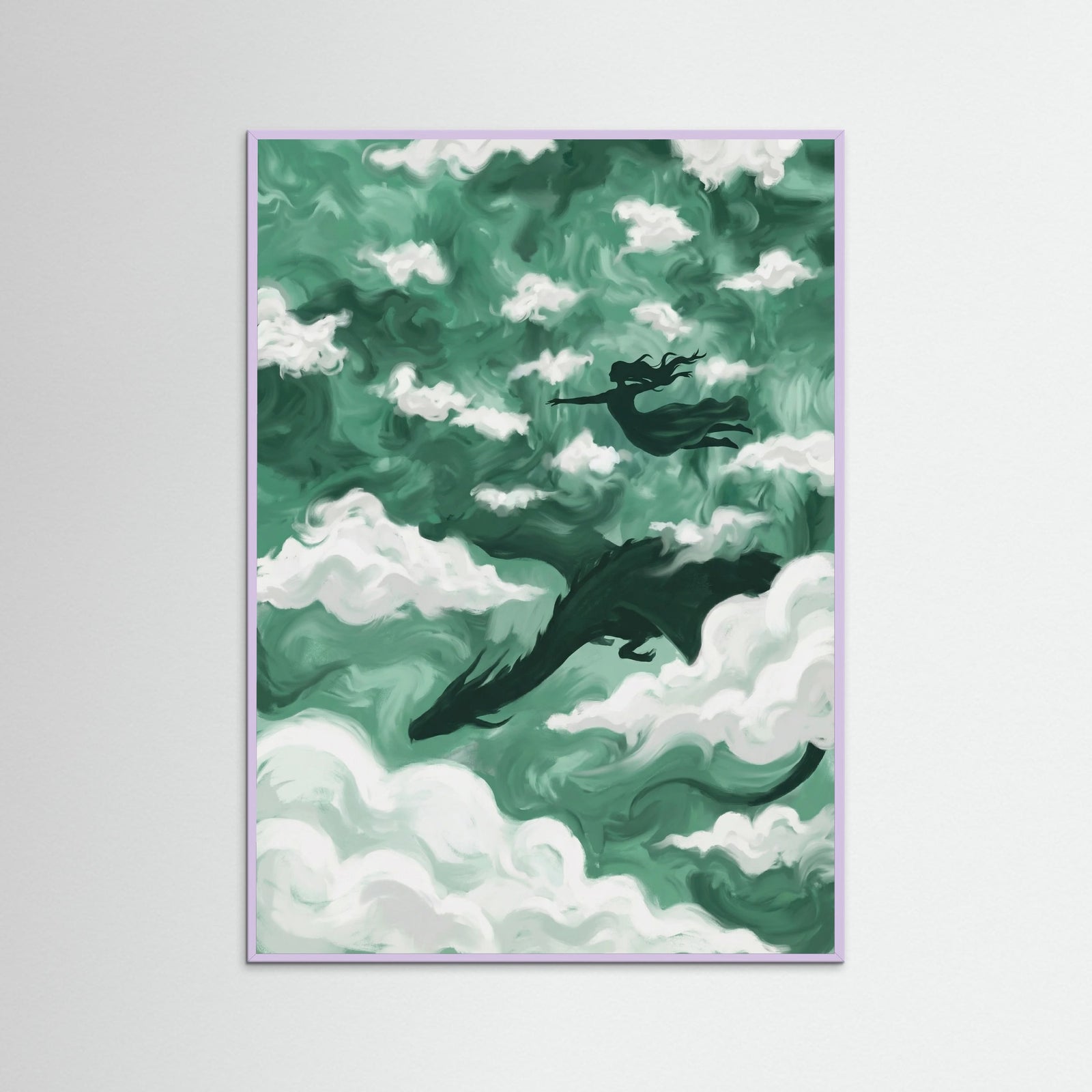 Lilac Wood Whimsical Ascent