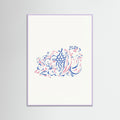 Lilac Wood Whimsical Fruit Medley