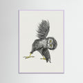 Lilac Wood Whimsical Owl Yoga
