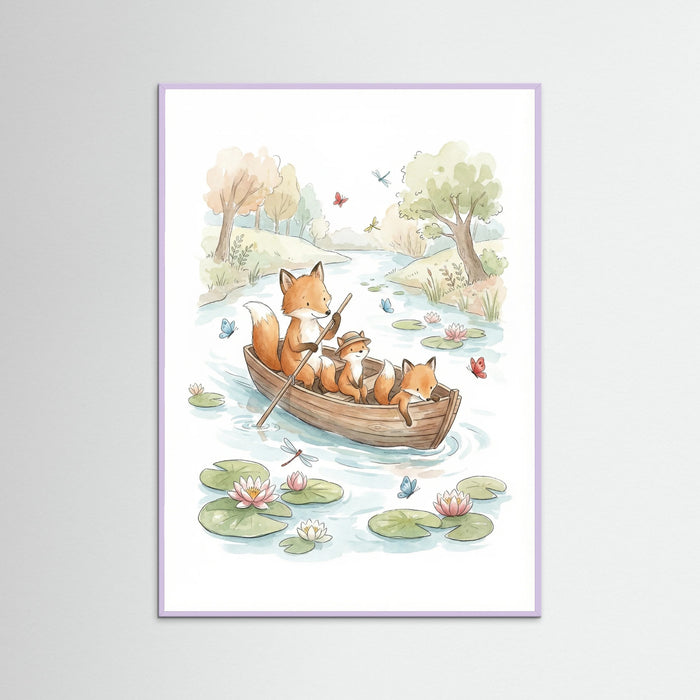Lilac Wood Whimsical Ride