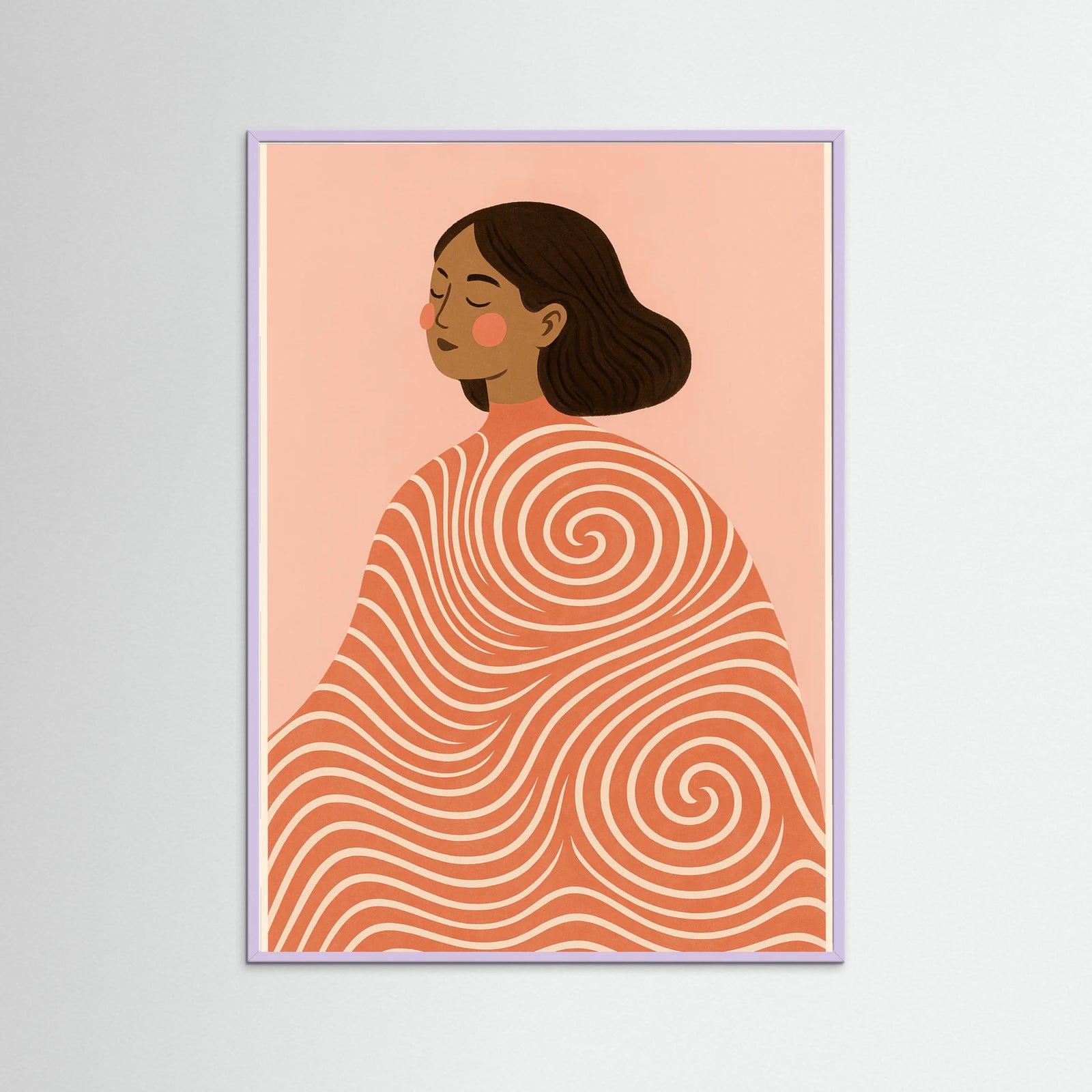 Lilac Wood Whimsical Serenity