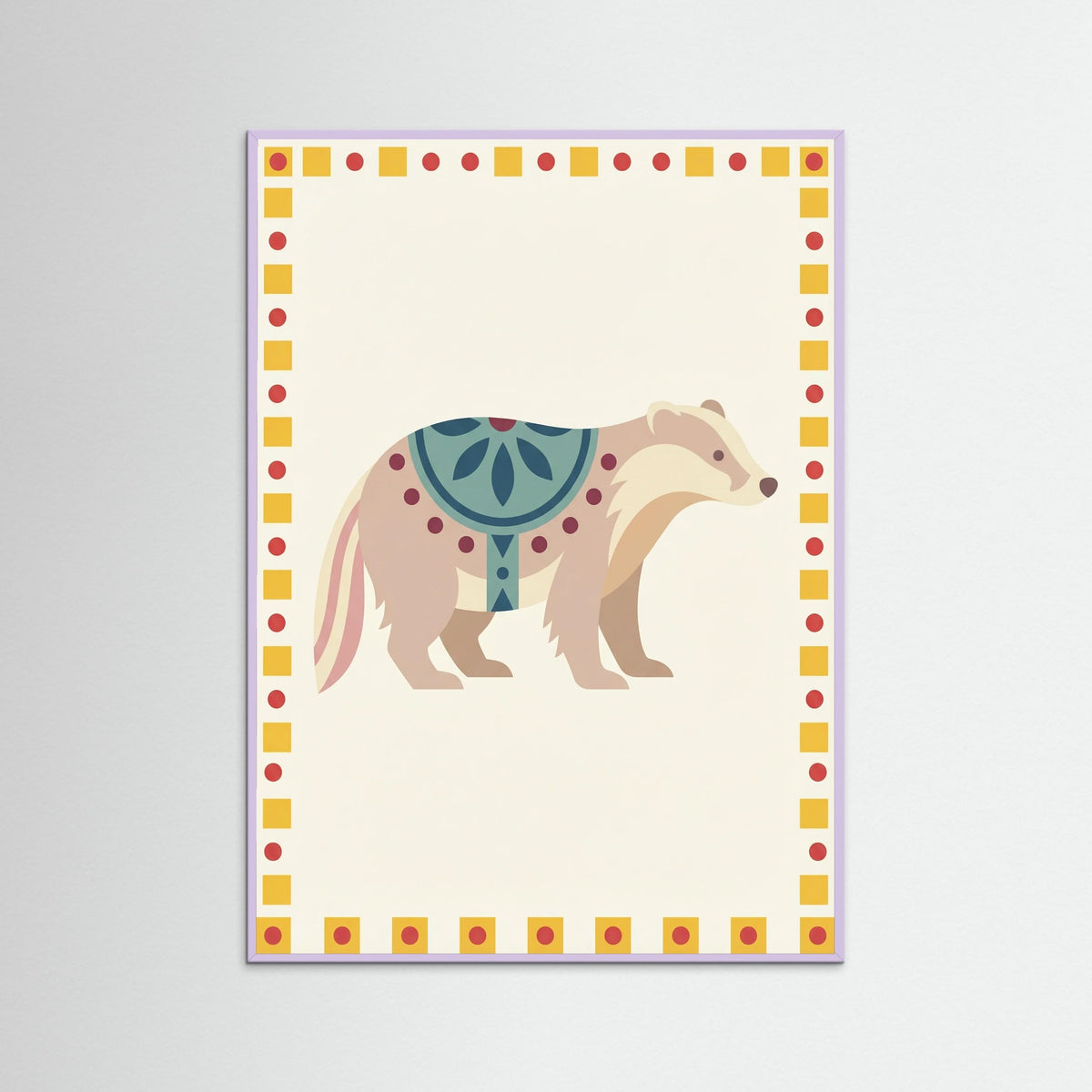 Lilac Wood Whimsical Steed