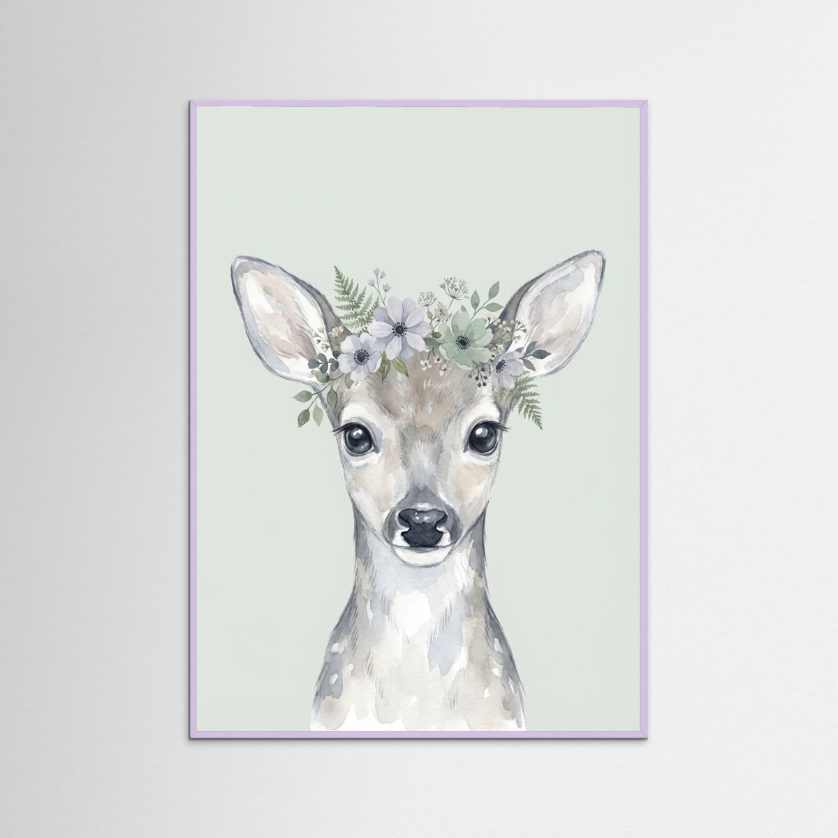 Lilac Wood Whimsical Woodland Raccoon