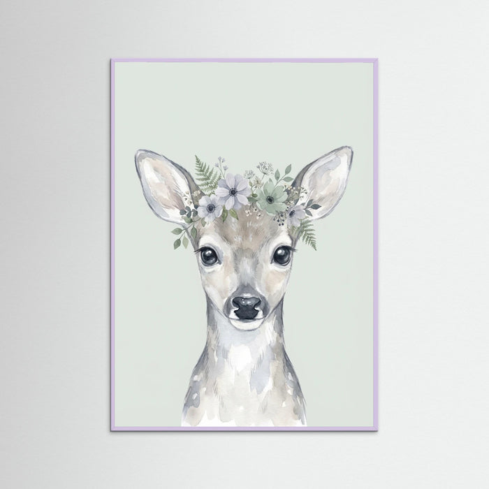 Lilac Wood Whimsical Woodland Raccoon