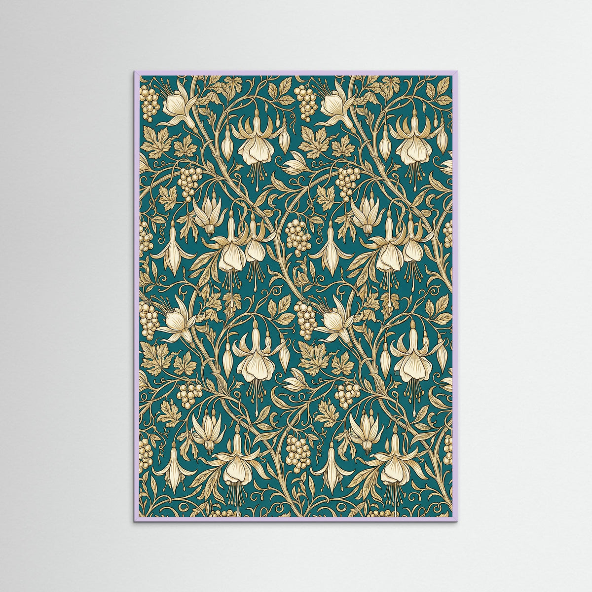 Lilac Wood Wild Tulip Pattern