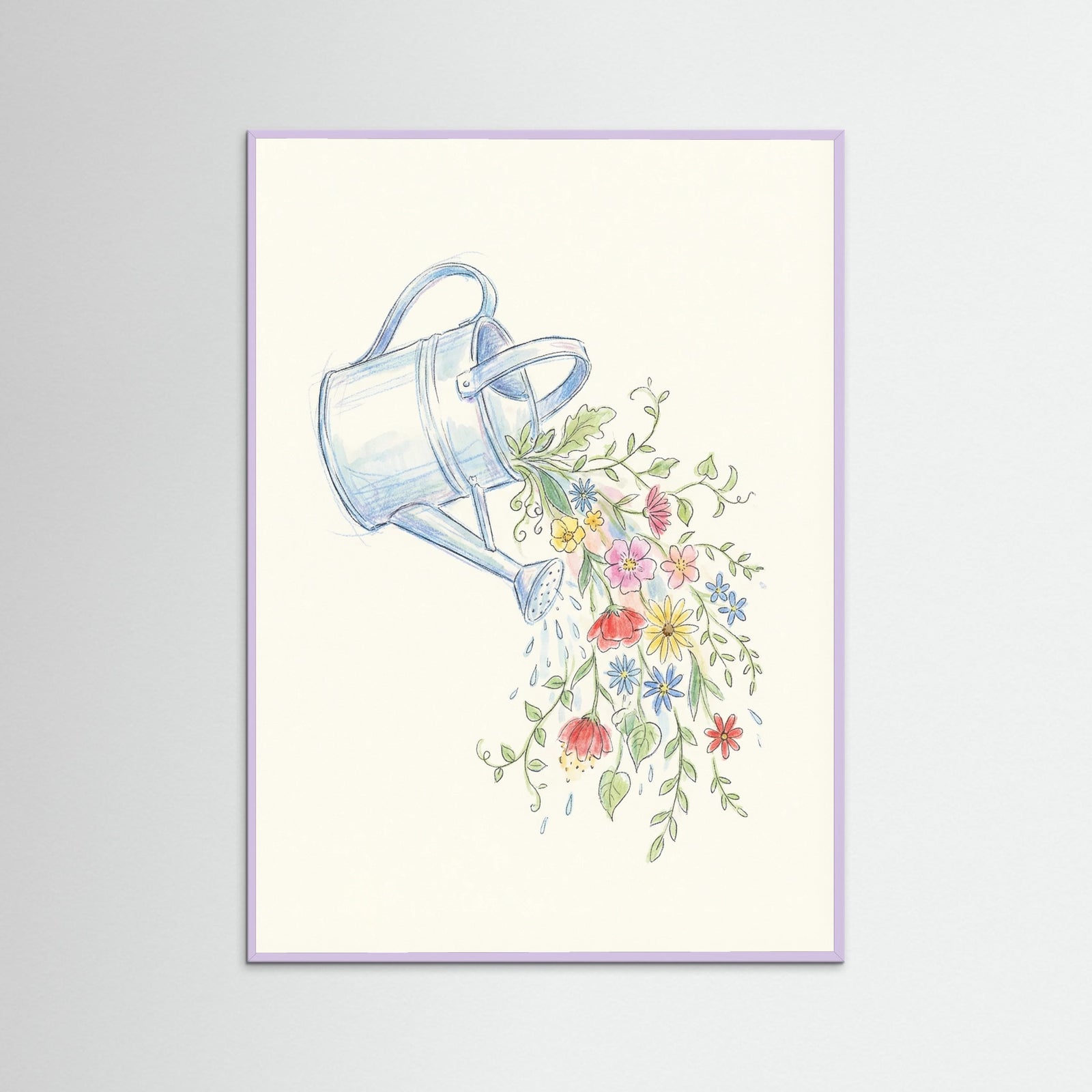 Lilac Wood Wildflower Amphora