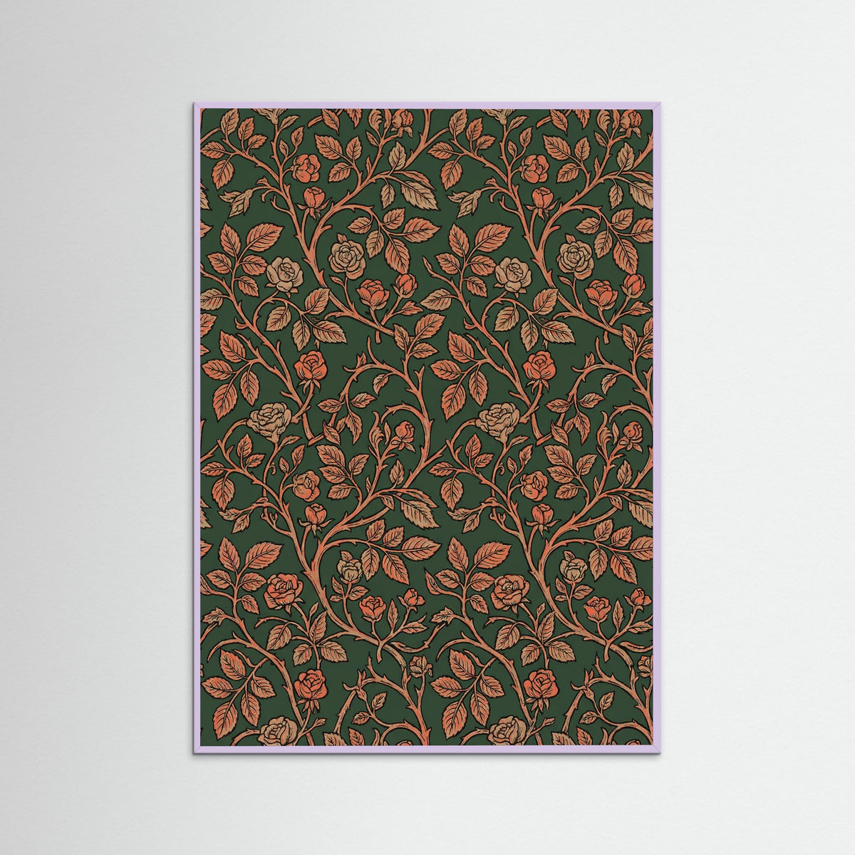 Lilac Wood Willow Bough Pattern
