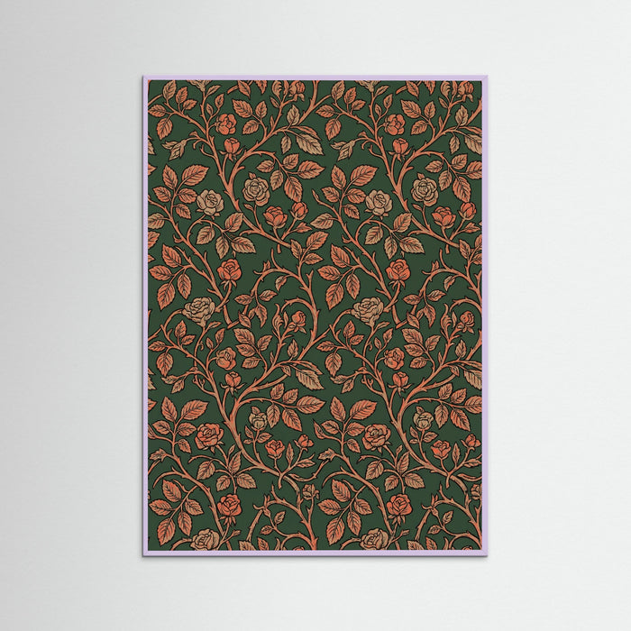Lilac Wood Willow Bough Pattern