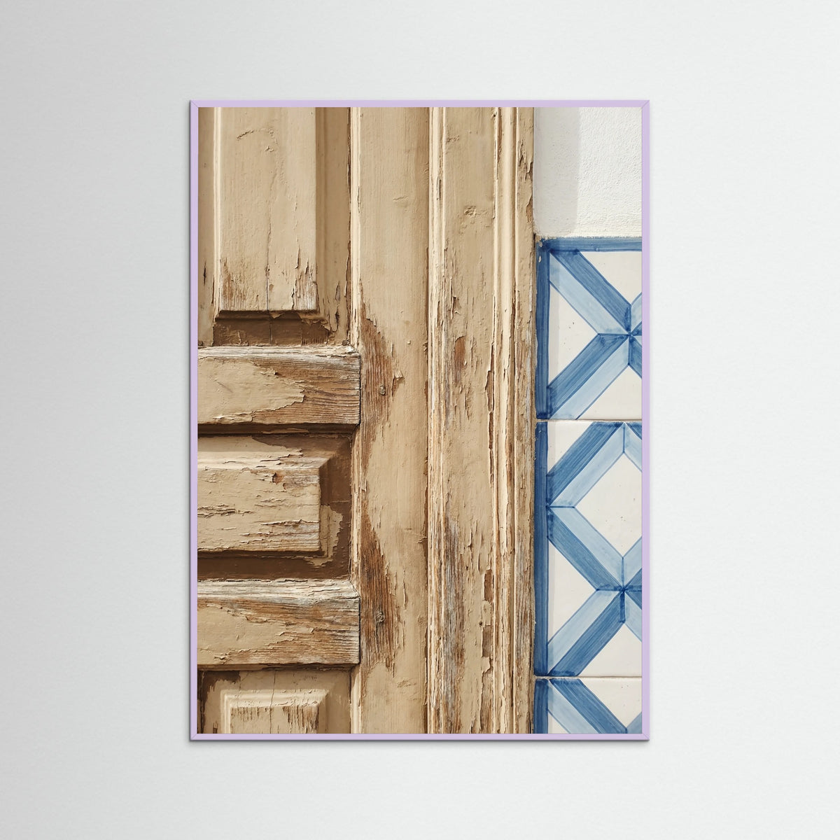 Lilac Wood Wind swept Curtain