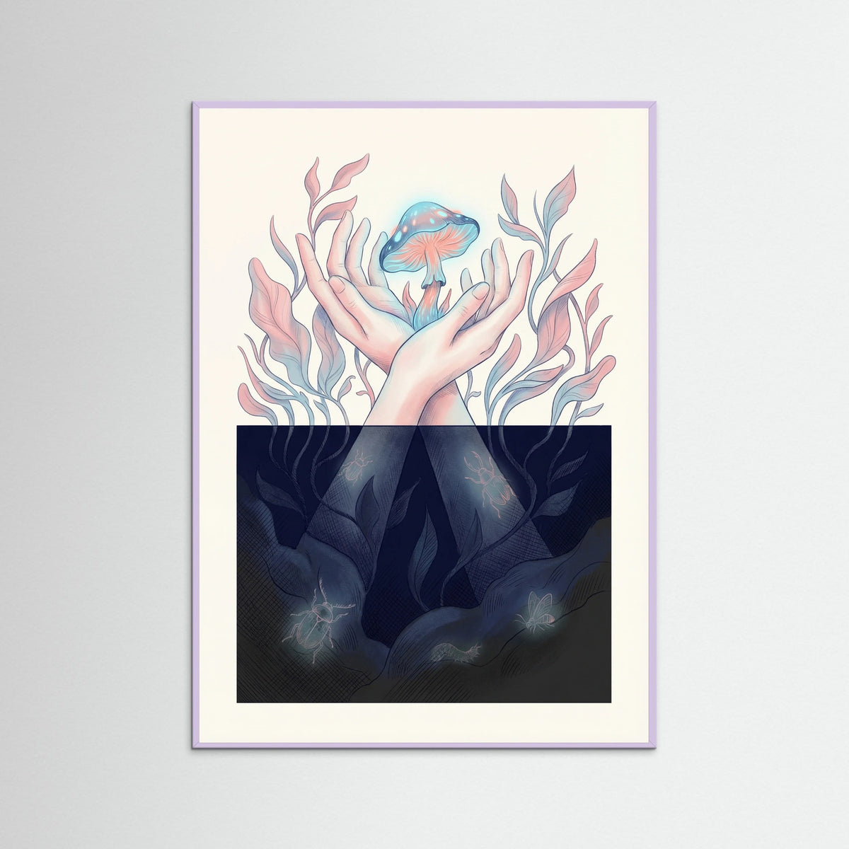 Lilac Wood Winged Contemplation