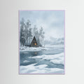 Lilac Wood Winter Alpine Path