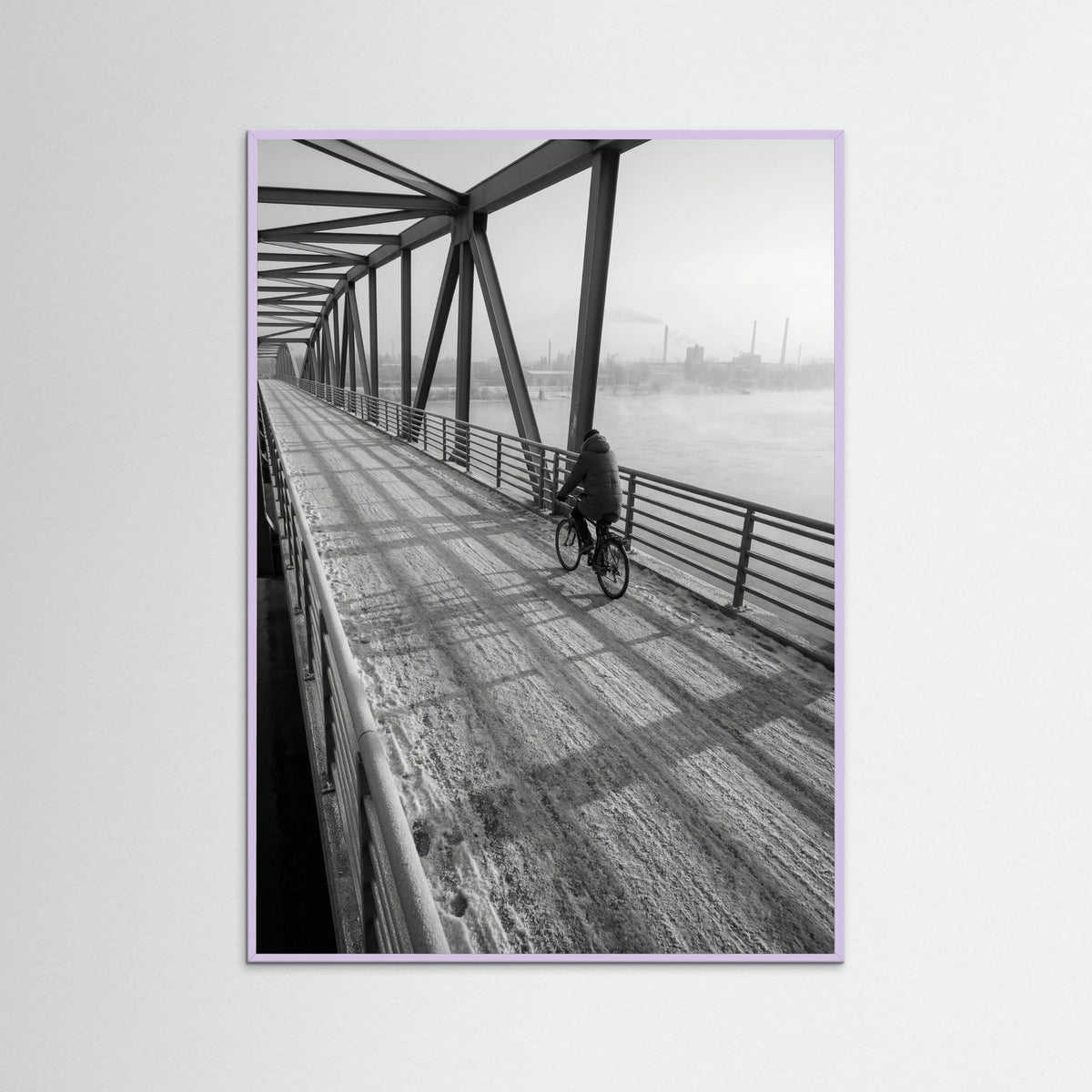 Lilac Wood Winter Dawn Street