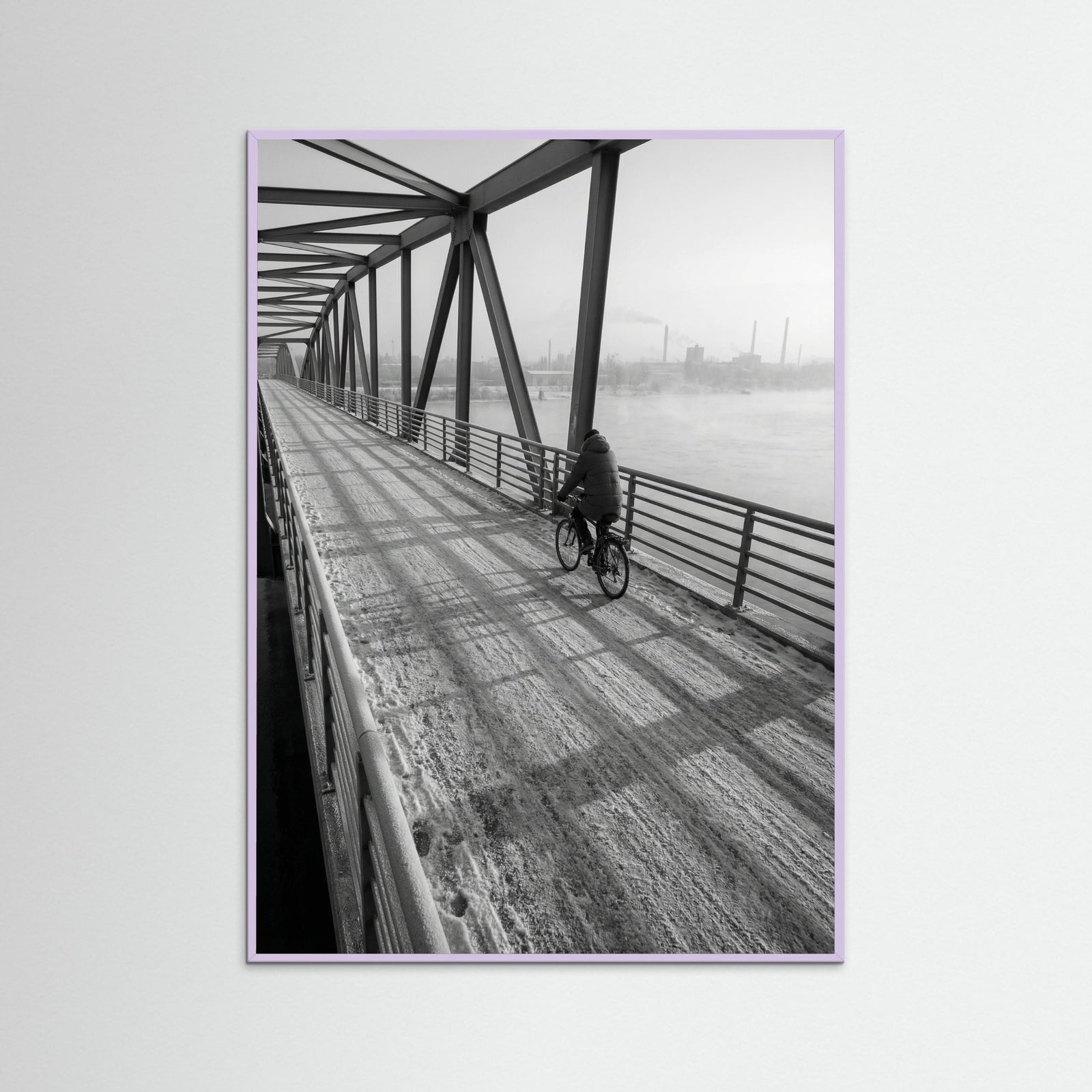 Lilac Wood Winter Dawn Street