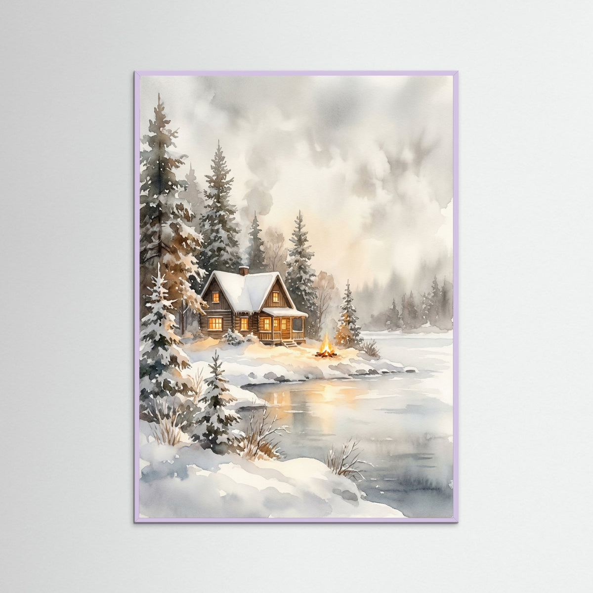 Lilac Wood Winter Glow