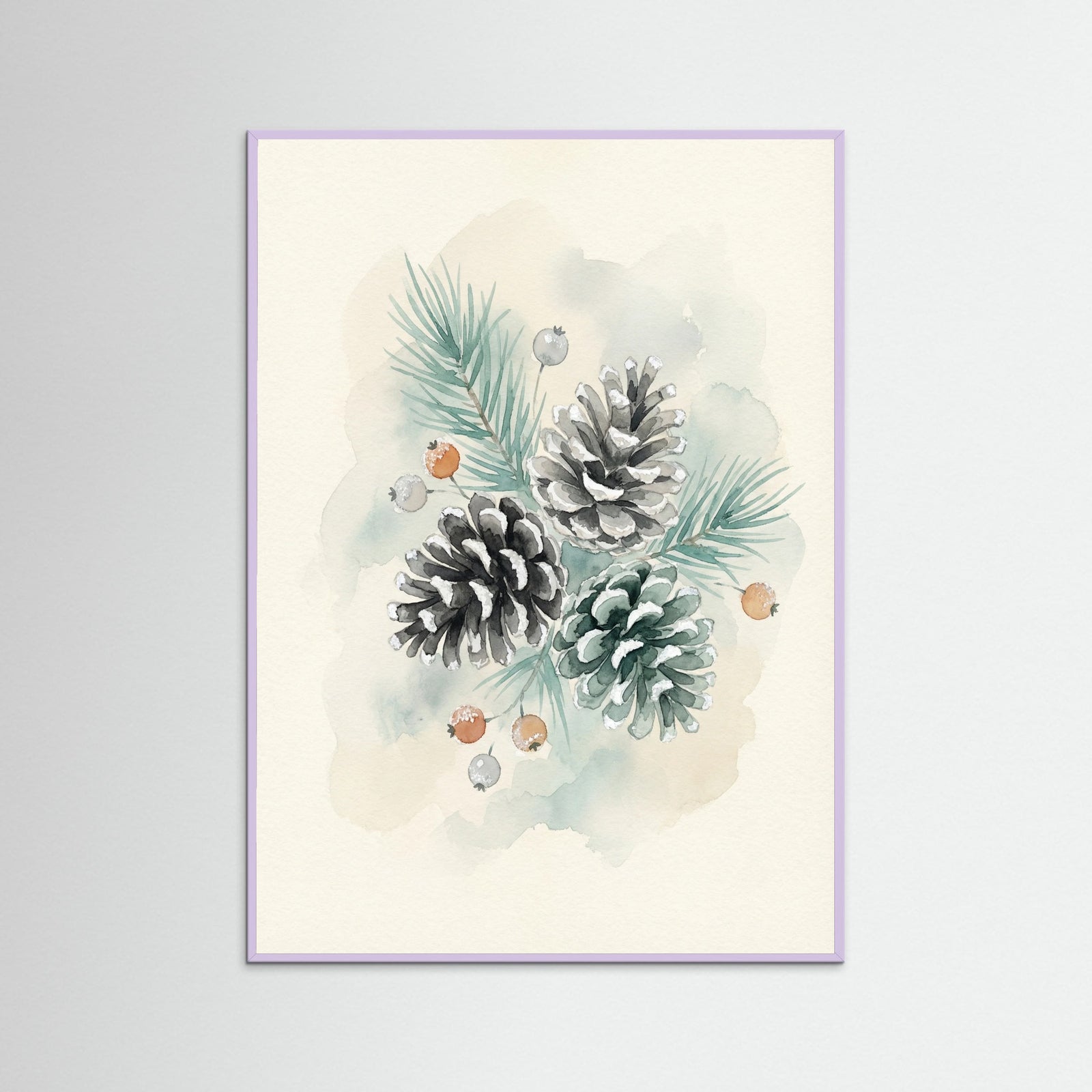 Lilac Wood Winter Songbird