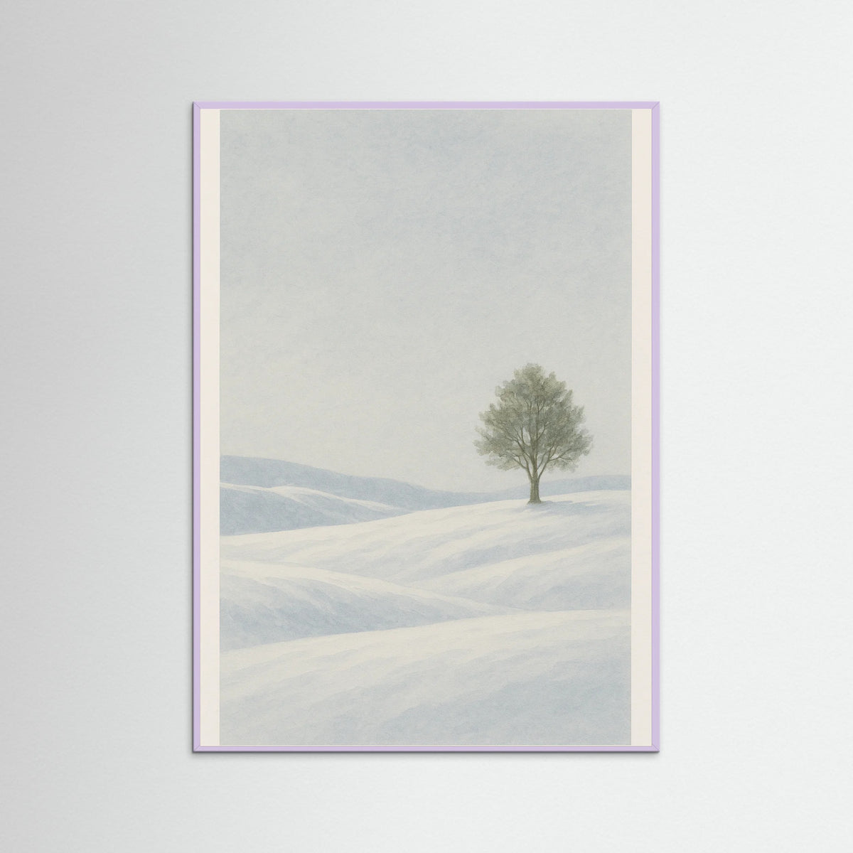 Lilac Wood Winter Stillness
