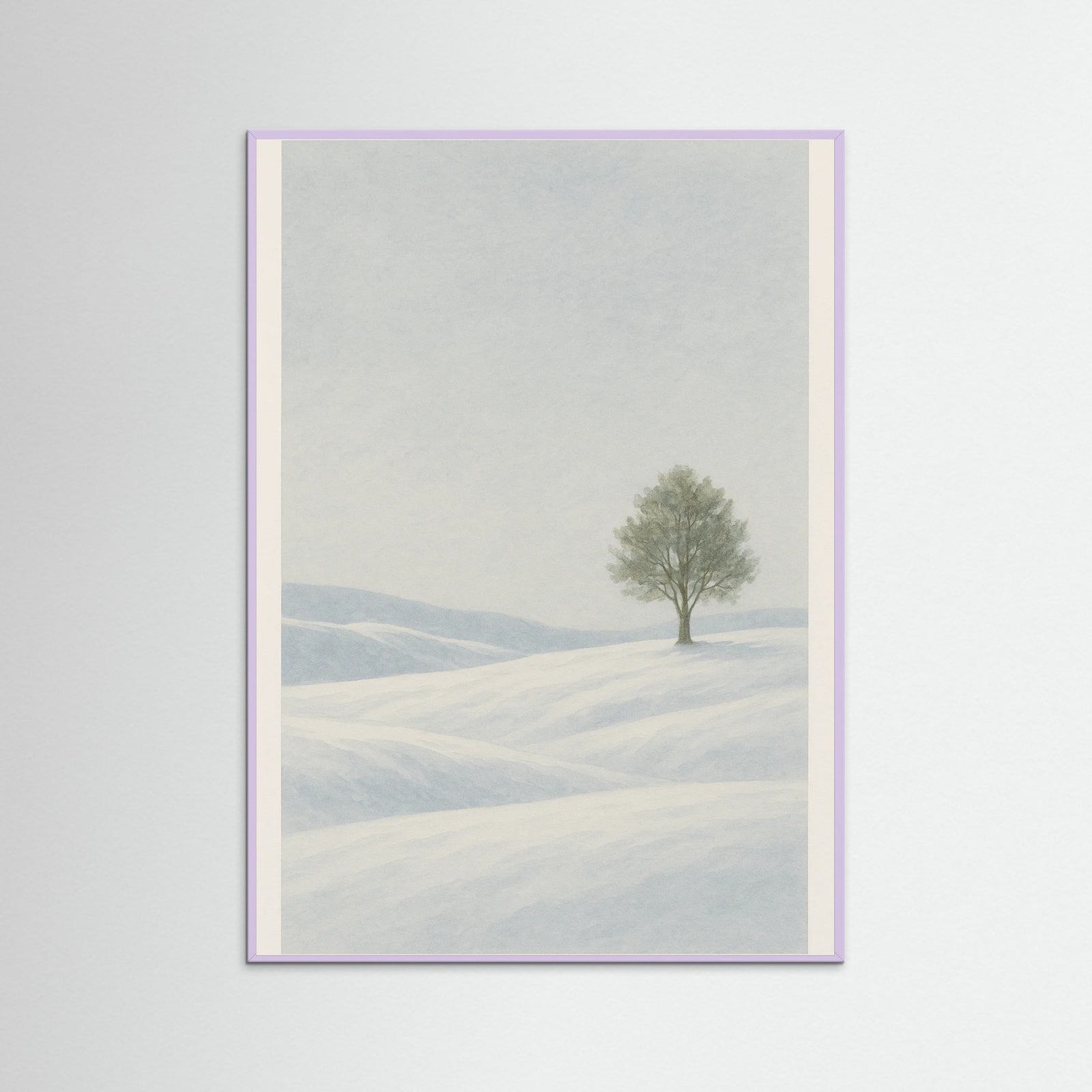 Lilac Wood Winter Stillness