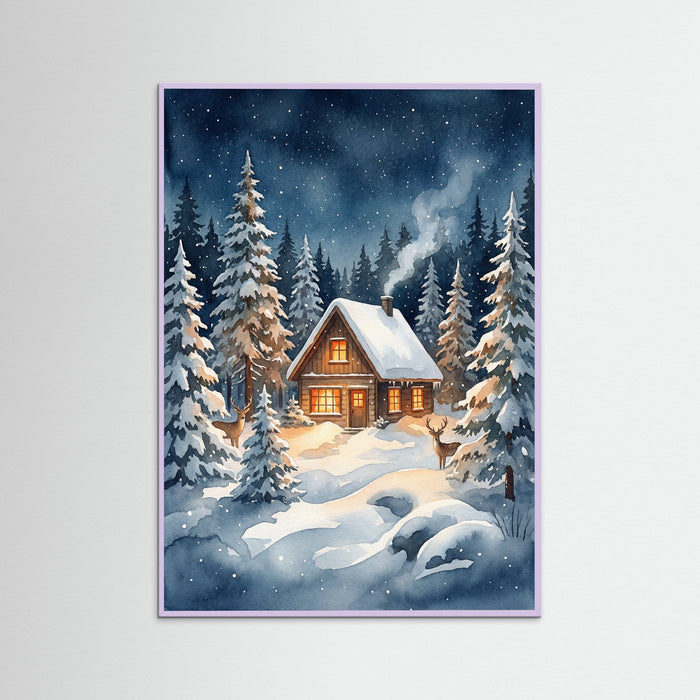 Lilac Wood Winter Village Glow