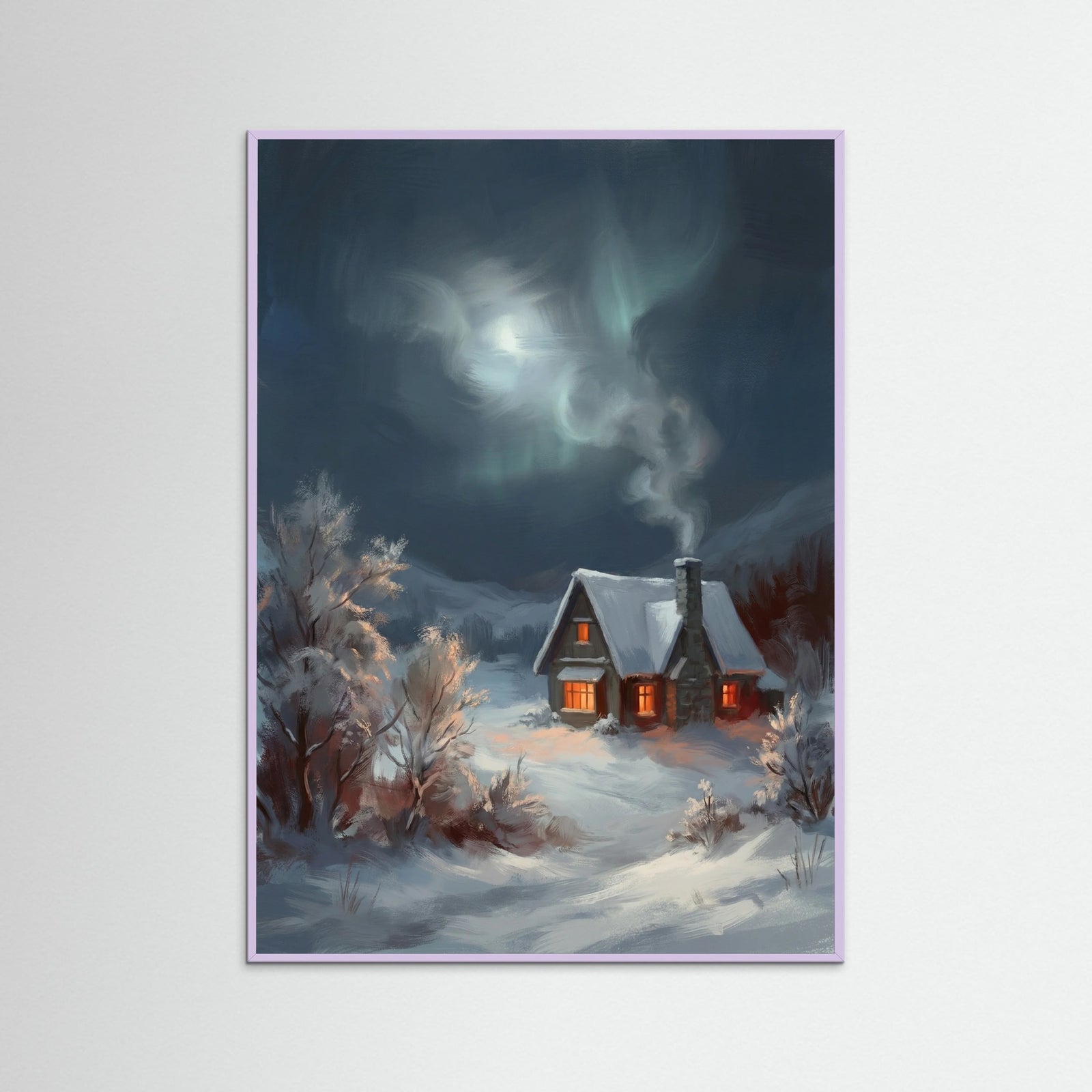 Lilac Wood Winters Embrace