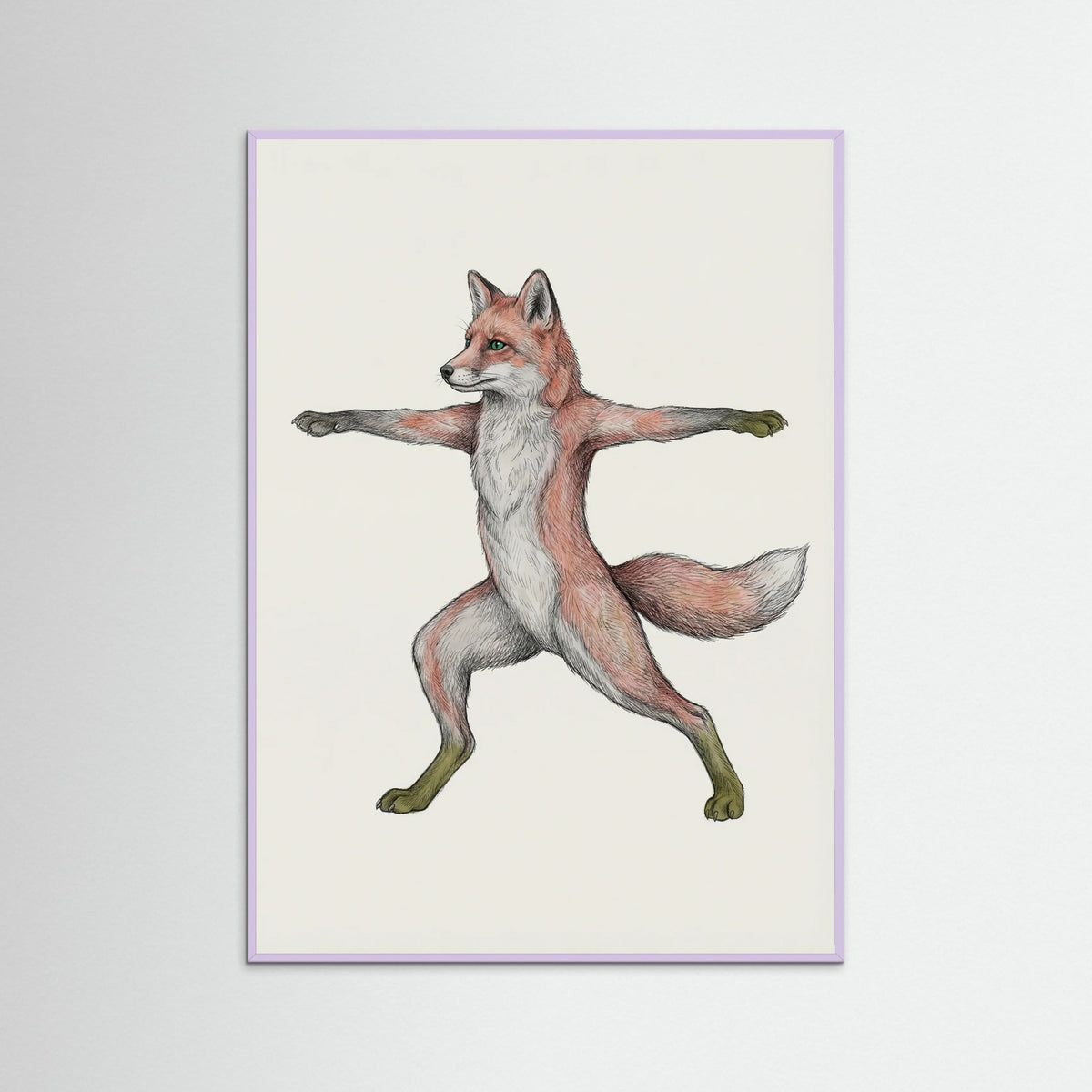 Lilac Wood Wise Owl Yoga