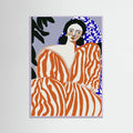 Póster Woman In Striped Suit – póster e impresión artística