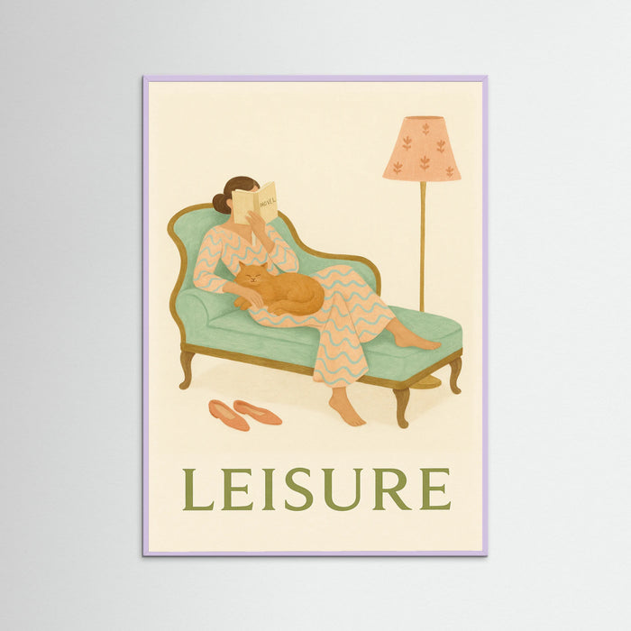 Lilac Wood Woman Reading