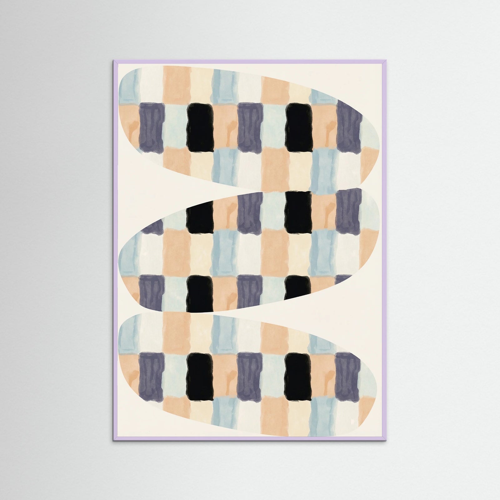 Lilac Wood Woven Flow