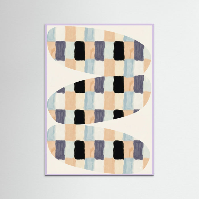 Lilac Wood Woven Flow