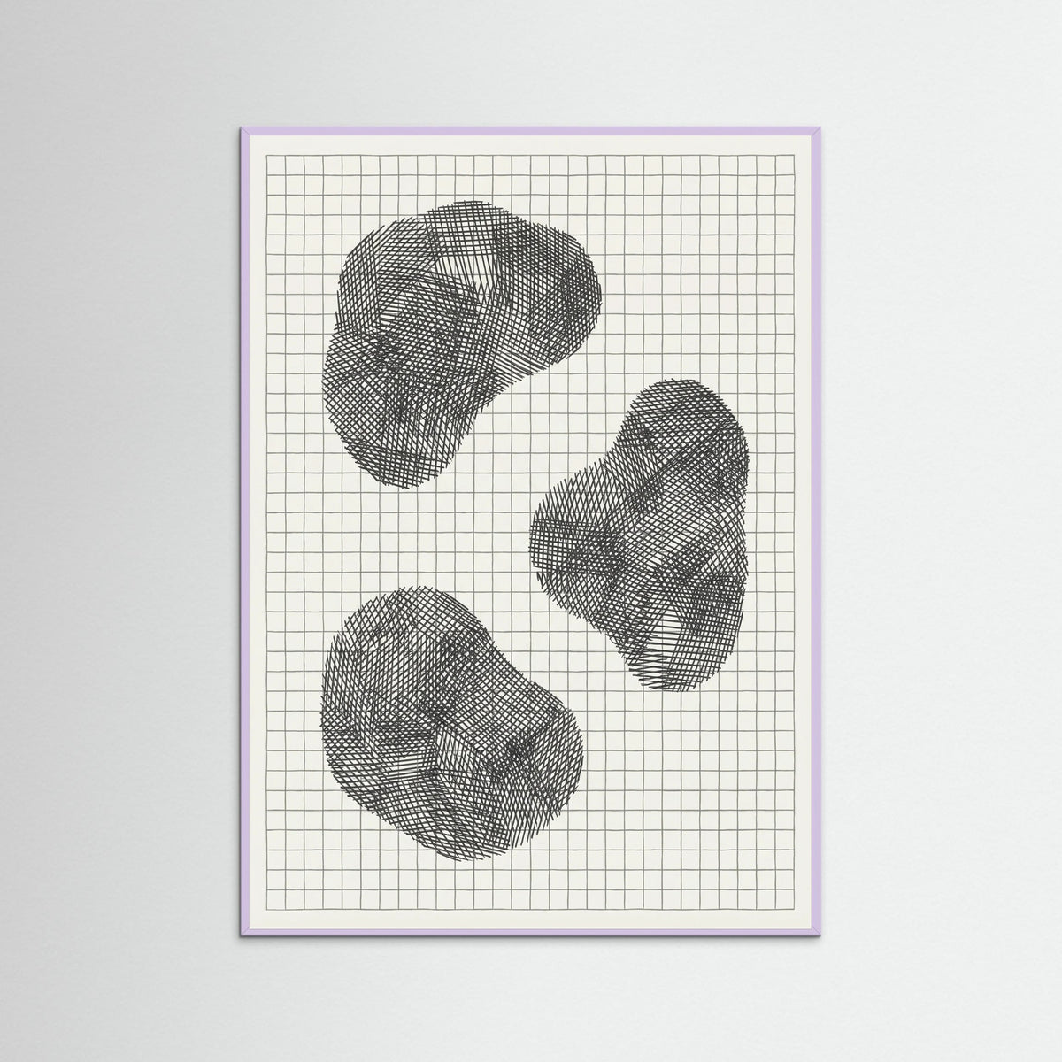 Lilac Wood Woven Form