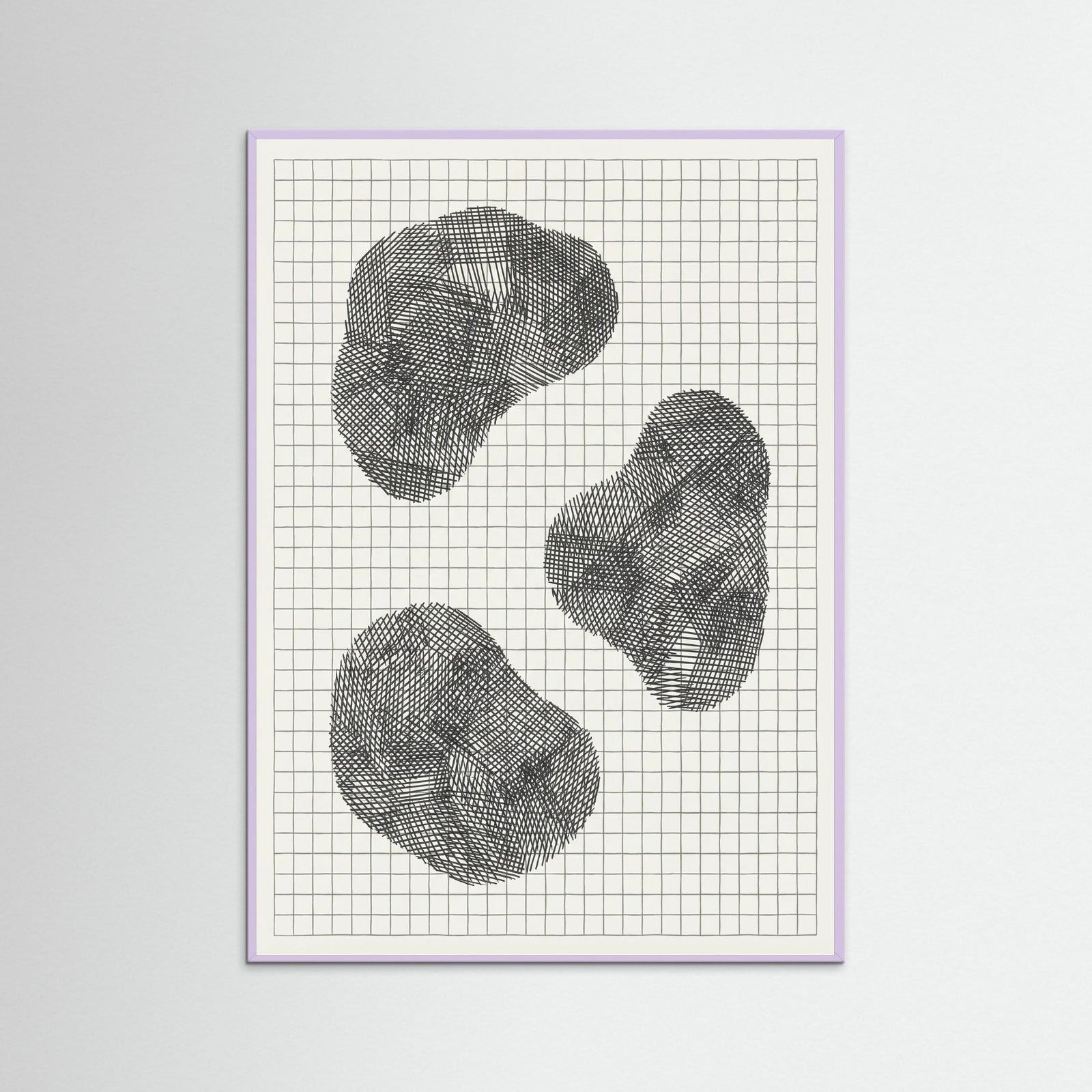 Lilac Wood Woven Form