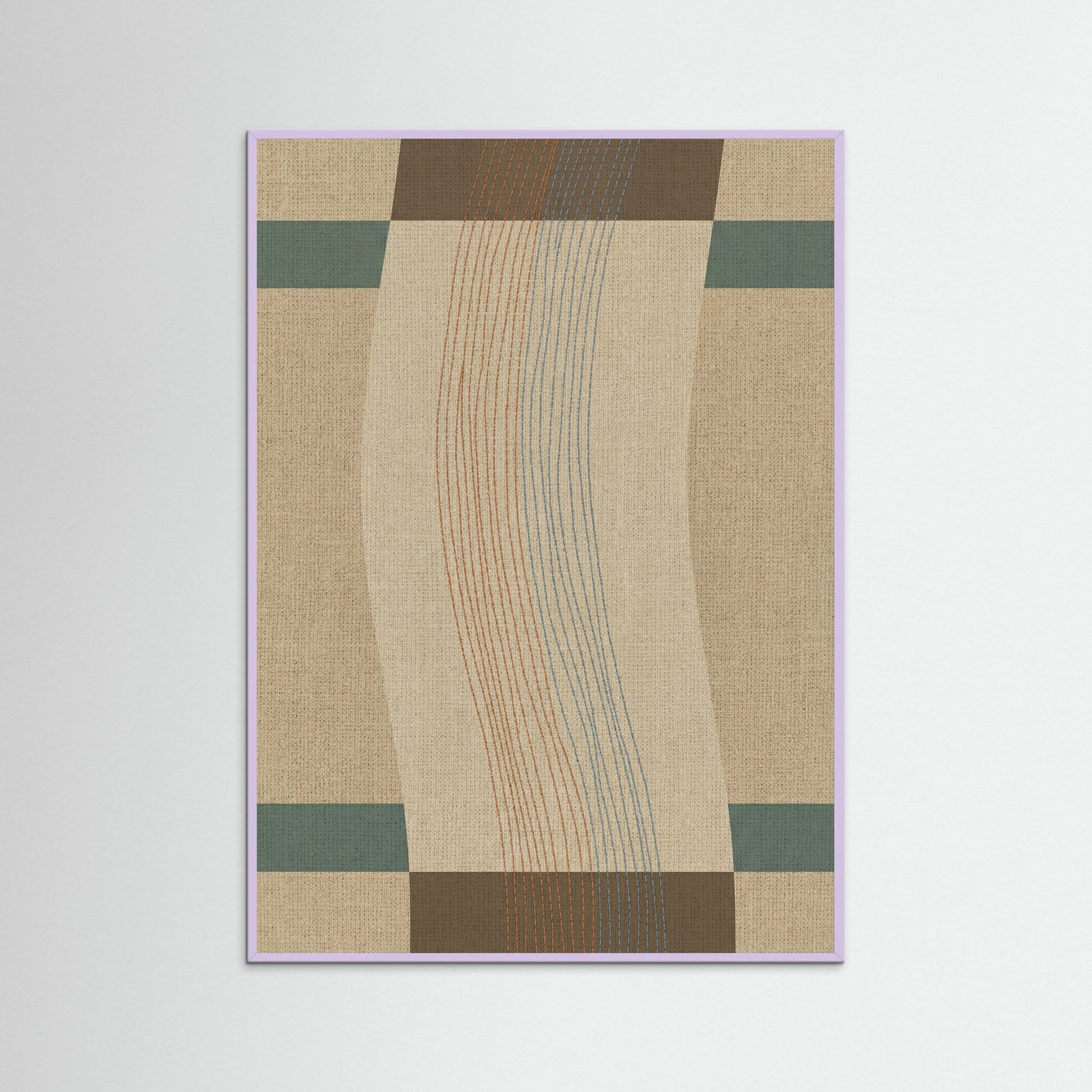 Lilac Wood Woven Horizons