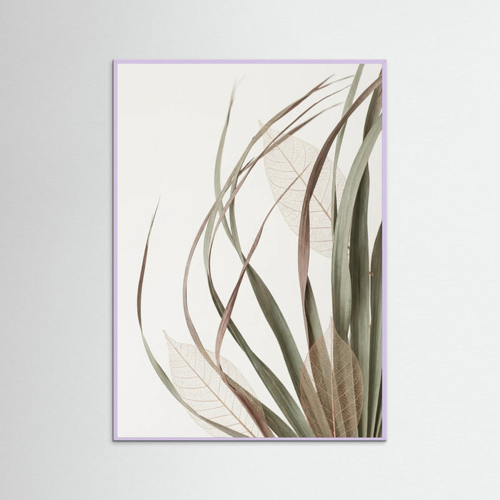 Lilac Wood Woven Petals