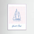 Póster Yacht Club – póster e impresión artística