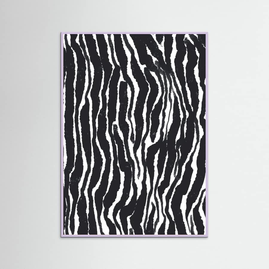 Zebra Pattern Poster – poster and art print