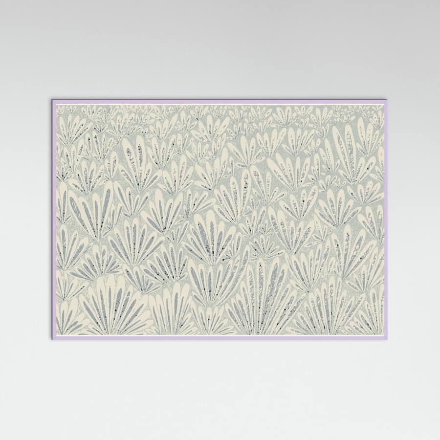 calming essentials meadow chalky blue Poster – poster and art print