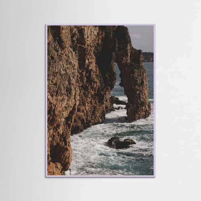 sea waves and rocks Poster – plakat og kunsttryk