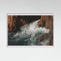 sea waves and rocks Poster – plakat og kunsttryk
