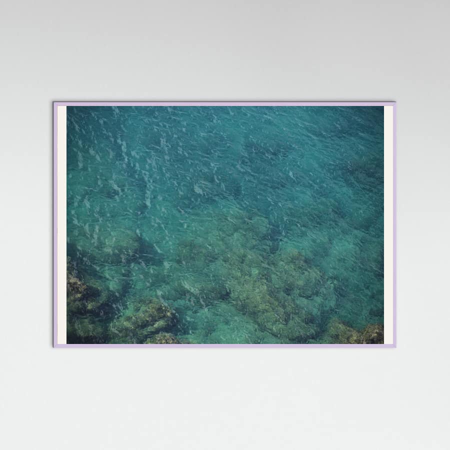 seascape and rocks Poster – plakat og kunsttryk