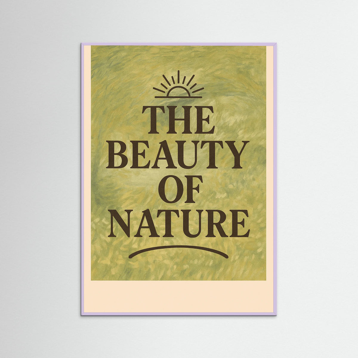 Lilac Wood text Riverbank Springtime