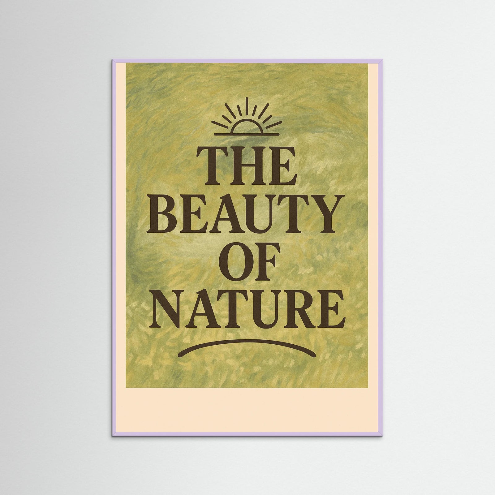 Lilac Wood text Riverbank Springtime