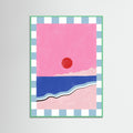 Mint Wood Abstract Composition No. 45 Poster
